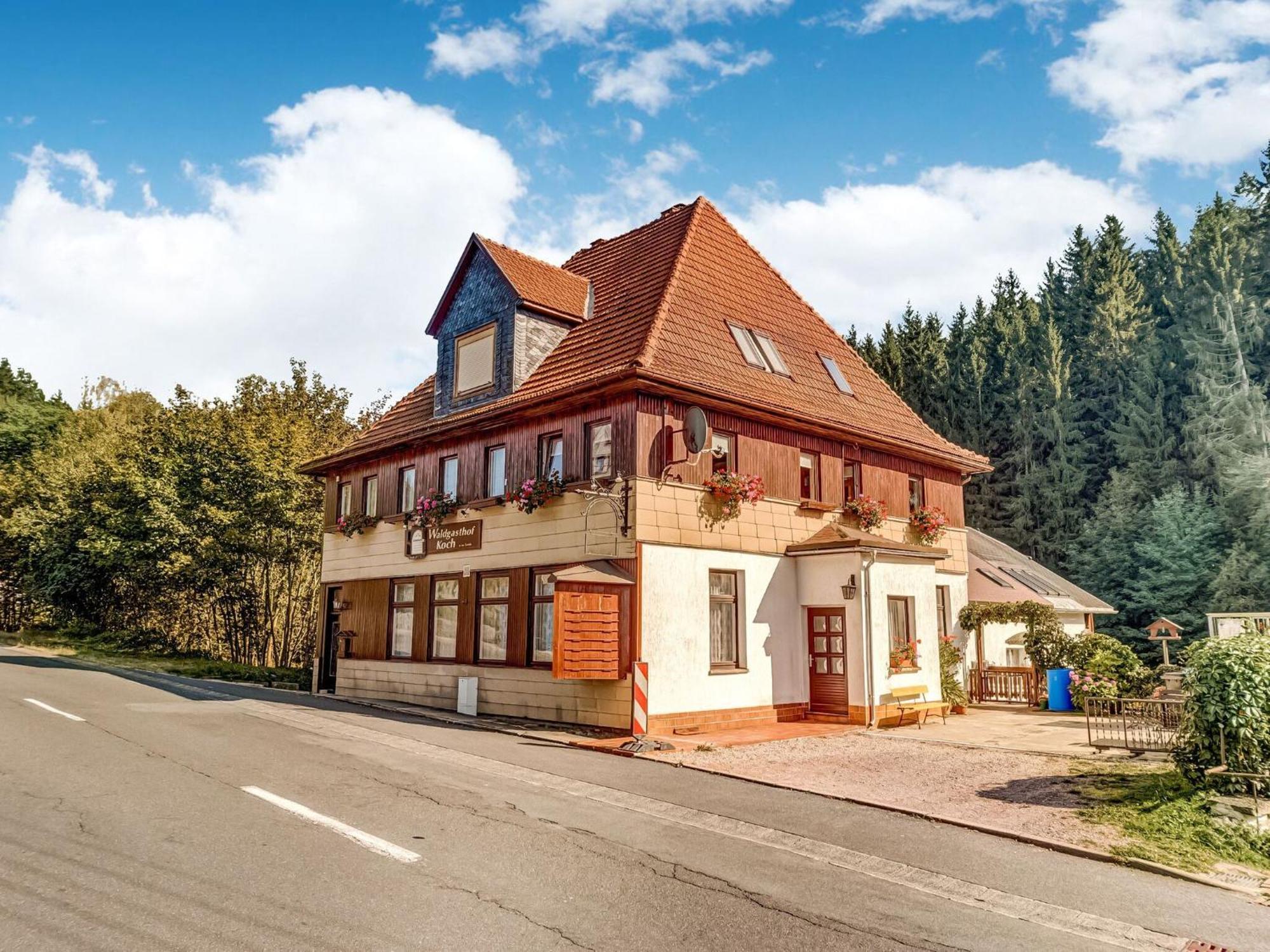 Apartment Thuringian Forest With Balcony Gießübel Extérieur photo