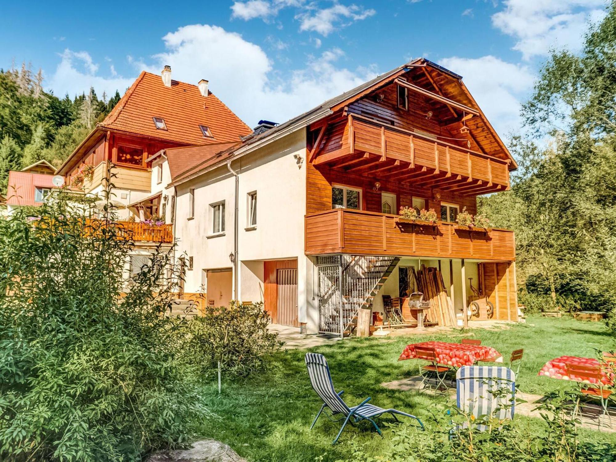 Apartment Thuringian Forest With Balcony Gießübel Extérieur photo